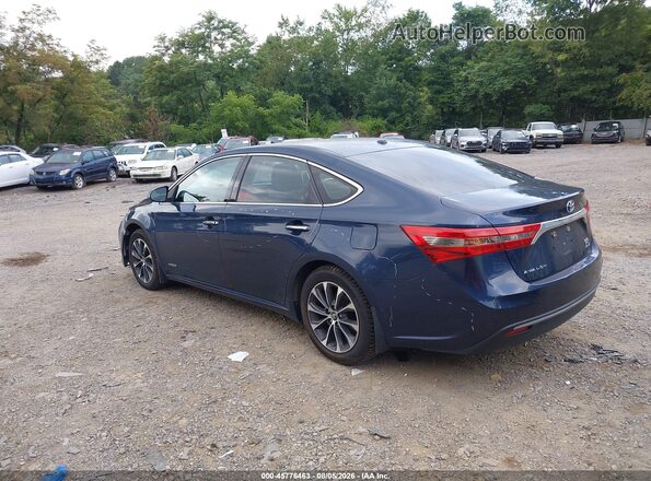 4T1BD1EB2GU054833 2016 TOYOTA AVALON HYBRID Синий Задняя левая четверть
