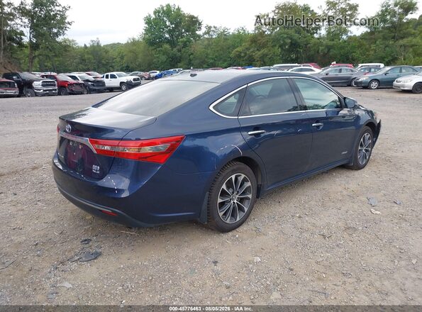 4T1BD1EB2GU054833 2016 TOYOTA AVALON HYBRID Синий Задняя правая четверть
