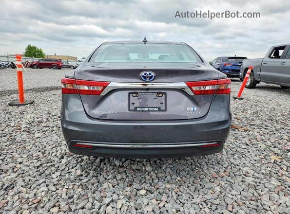 4T1BD1EB3GU053867 2016 TOYOTA AVALON Black Widok z tyłu