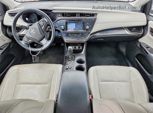 4T1BD1EB3GU053867 2016 TOYOTA AVALON Black Widok deski rozdzielczej