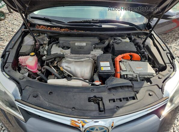 4T1BD1EB3GU053867 2016 TOYOTA AVALON Black Widok wnętrza z tyłu