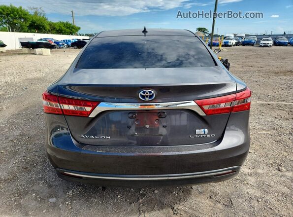 4T1BD1EB4JU063699 2018 TOYOTA AVALON Угольный Вид задней части салона