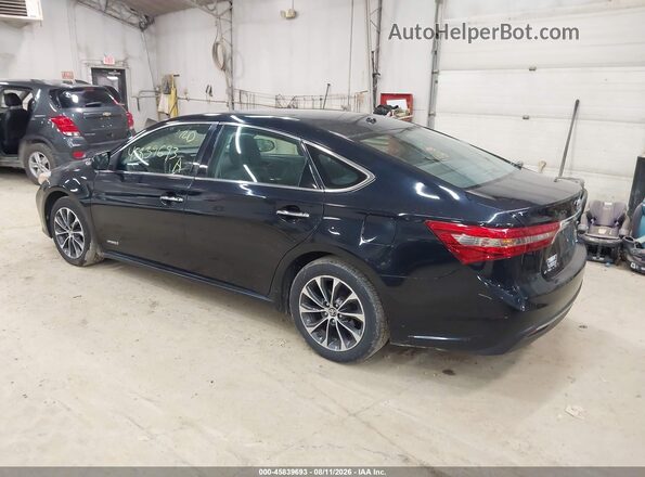 4T1BD1EB5GU050274 2016 TOYOTA AVALON HYBRID Black Задня ліва чверть