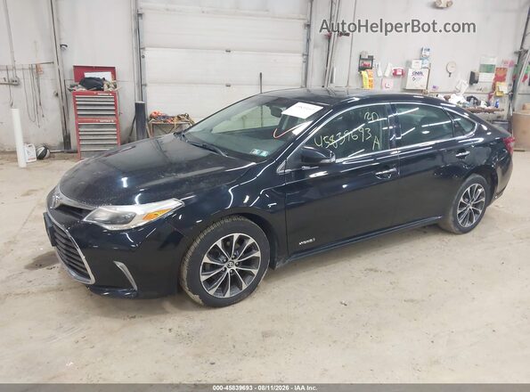 4T1BD1EB5GU050274 2016 TOYOTA AVALON HYBRID Black Передня ліва чверть