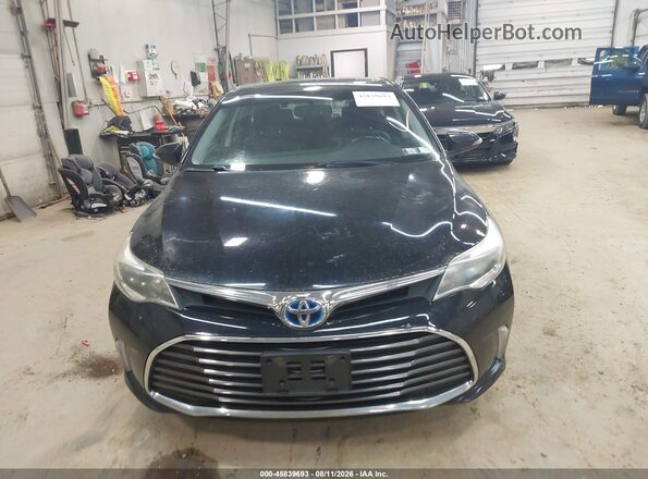 4T1BD1EB5GU050274 2016 TOYOTA AVALON HYBRID Black Вид щитка приладів