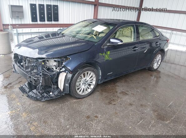 4T1BD1EB5JU064571 2018 TOYOTA AVALON HYBRID Blue Առջևի ձախ երեք քառորդ տեսարան