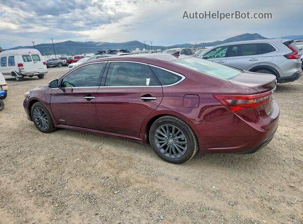 4T1BD1EB6GU048467 2016 TOYOTA AVALON Burgundy Rear left