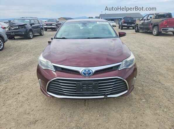 4T1BD1EB6GU048467 2016 TOYOTA AVALON Burgundy Front view