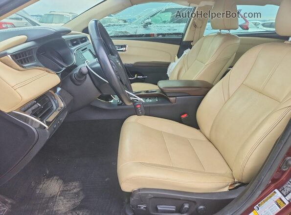 4T1BD1EB6GU048467 2016 TOYOTA AVALON Burgundy Front interior view