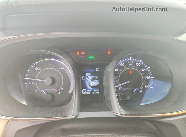 4T1BD1EB6GU048467 2016 TOYOTA AVALON Burgundy Instrument cluster view