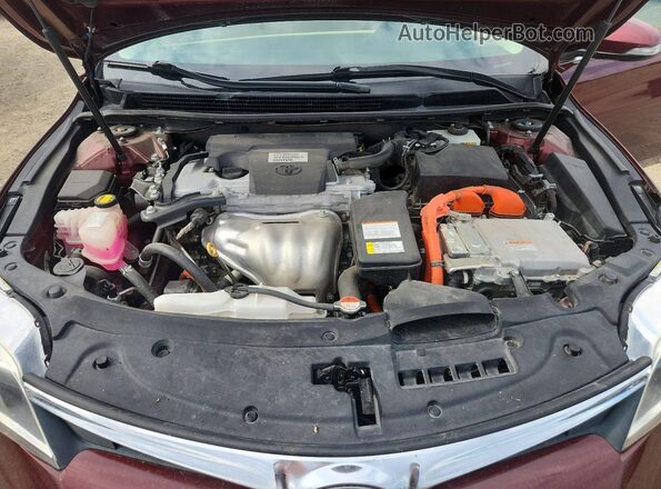 4T1BD1EB6GU048467 2016 TOYOTA AVALON Burgundy Rear interior view