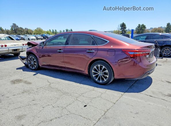 4T1BD1EB6GU049411 2016 TOYOTA AVALON Burgundy Trasero izquierdo