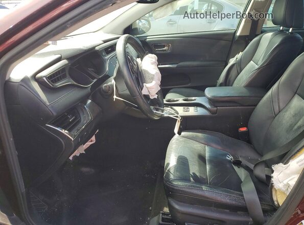 4T1BD1EB6GU049411 2016 TOYOTA AVALON Burgundy Vista interior delantera