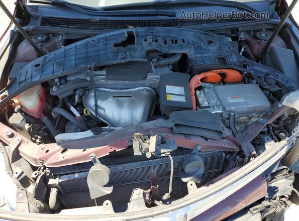 4T1BD1EB6GU049411 2016 TOYOTA AVALON Burgundy Vista interior trasera