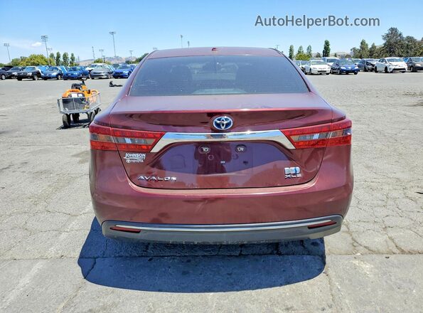 4T1BD1EB6GU049411 2016 TOYOTA AVALON Burgundy Vista trasera