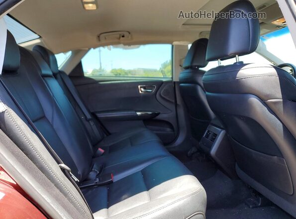 4T1BD1EB6GU049411 2016 TOYOTA AVALON Burgundy Vista de los asientos traseros