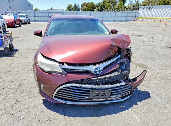 4T1BD1EB6GU049411 2016 TOYOTA AVALON Burgundy Vista frontal