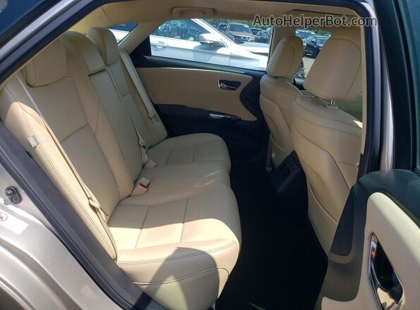 4T1BD1EB7JU062840 2018 TOYOTA AVALON Gold Հետևի նստատեղերի տեսք