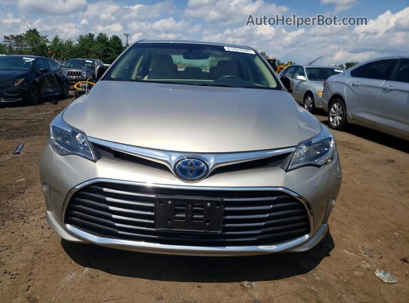 4T1BD1EB7JU062840 2018 TOYOTA AVALON Gold Դիմացի տեսք