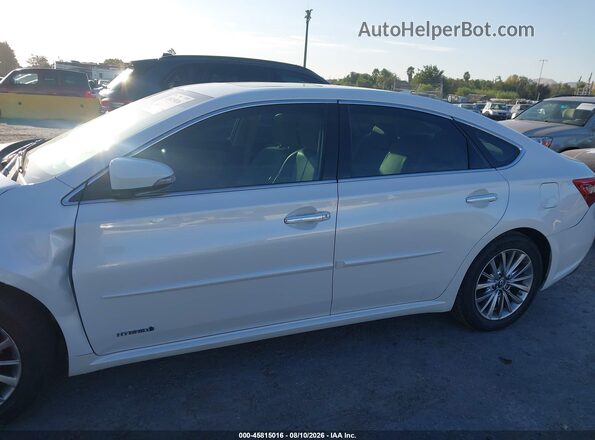 4T1BD1EB8GU055422 2016 TOYOTA AVALON HYBRID White 