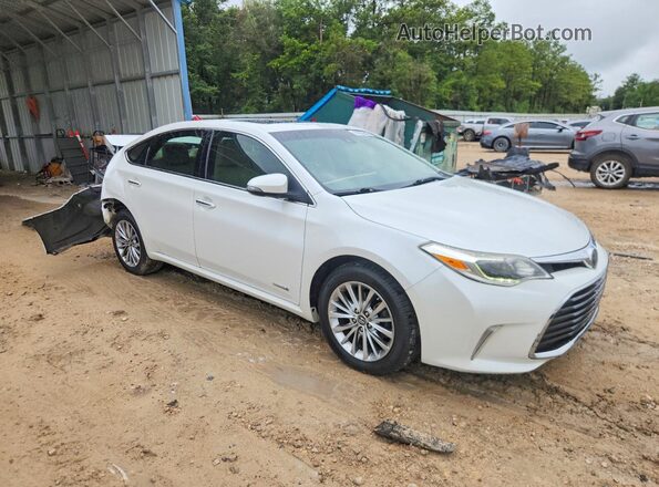 4T1BD1EB9JU063911 2018 TOYOTA AVALON White Delantero derecho