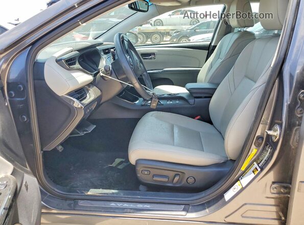 4T1BD1EB9JU064198 2018 TOYOTA AVALON Серый Вид салона спереди