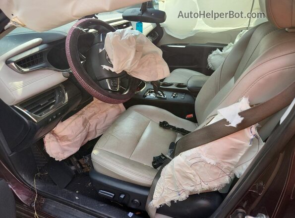 4T1BD1EBXGU053459 2016 TOYOTA AVALON Черный Вид салона спереди