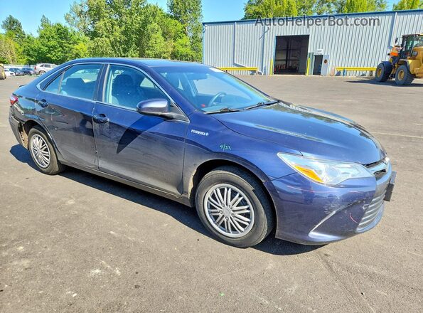 4T1BD1FK0GU190490 2016 TOYOTA CAMRY Blue Przód prawy
