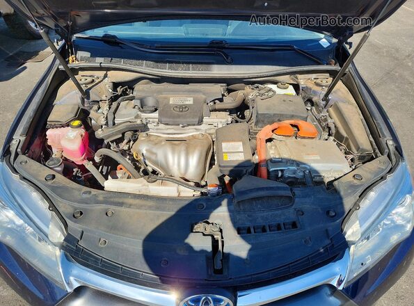 4T1BD1FK0GU190490 2016 TOYOTA CAMRY Blue Widok wnętrza z tyłu