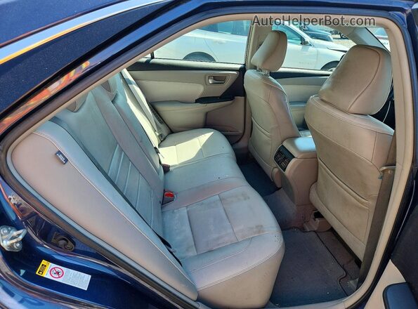 4T1BD1FK0GU199397 2016 TOYOTA CAMRY Blue უკანა სავარძლების ხედი