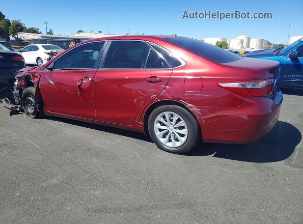 4T1BD1FK2GU199692 2016 TOYOTA CAMRY Red უკანა მარცხენა