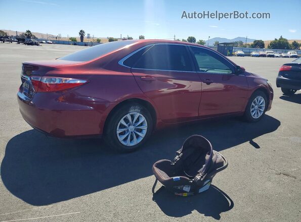 4T1BD1FK2GU199692 2016 TOYOTA CAMRY Red უკანა მარჯვენა