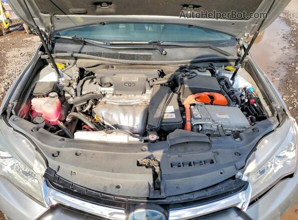 4T1BD1FK2HU228450 2017 TOYOTA CAMRY Серый Вид задней части салона
