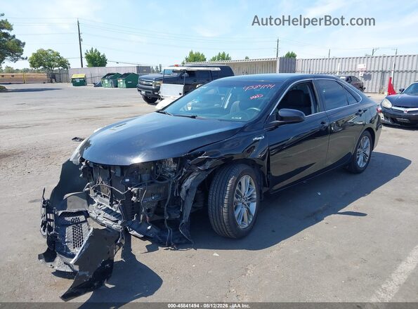 4T1BD1FK4GU200728 2016 TOYOTA CAMRY HYBRID Black Przód lewy