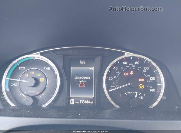 4T1BD1FK4GU200728 2016 TOYOTA CAMRY HYBRID Black Widok tylnych siedzeń