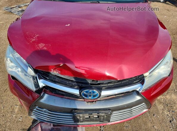 4T1BD1FK6HU204300 2017 TOYOTA CAMRY Red Vista interior trasera