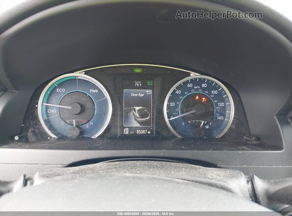 4T1BD1FK8HU208154 2017 TOYOTA CAMRY HYBRID Gray უკანა სავარძლების ხედი