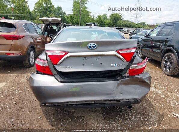 4T1BD1FK8HU208154 2017 TOYOTA CAMRY HYBRID Gray 