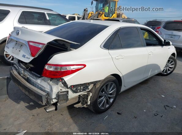 4T1BD1FK8HU226489 2017 TOYOTA CAMRY HYBRID White Հետևի աջ