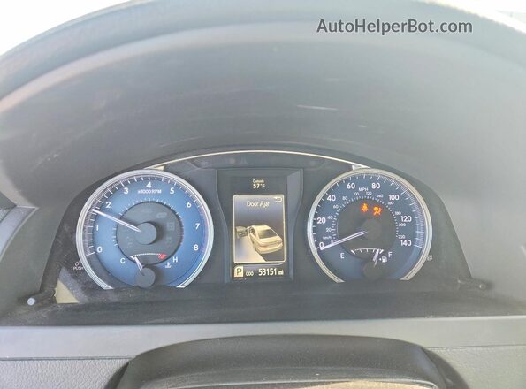 4T1BF1FK0GU179614 2016 TOYOTA CAMRY Белый Вид щитка приборов