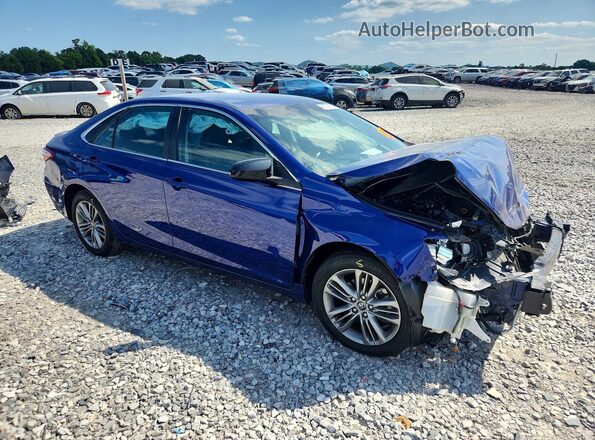 4T1BF1FK0GU566325 2016 TOYOTA CAMRY Blue Delantero derecho