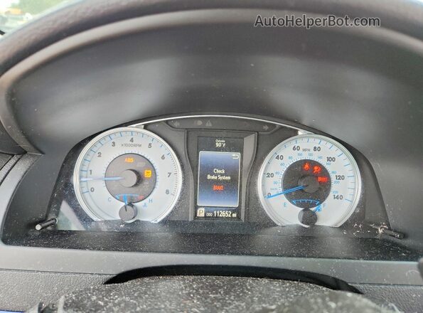 4T1BF1FK0GU566924 2016 TOYOTA CAMRY Blue Instrument cluster view