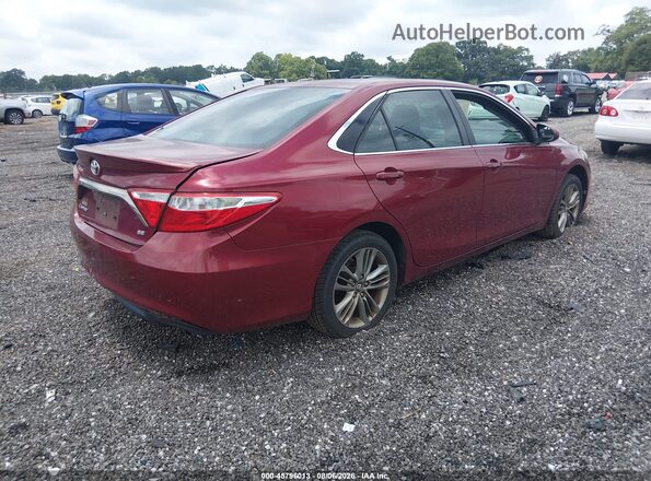 4T1BF1FK0GU579544 2016 TOYOTA CAMRY Red Tył prawy