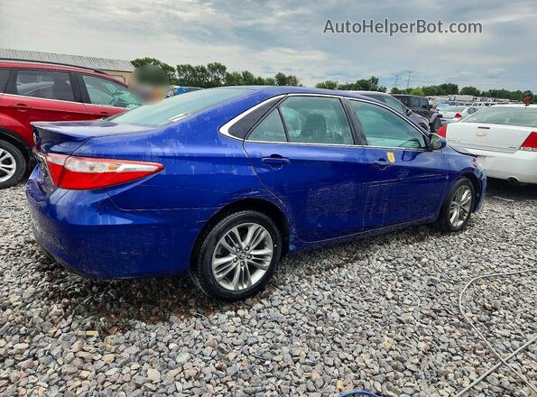 4T1BF1FK0GU608802 2016 TOYOTA CAMRY Blue უკანა მარჯვენა