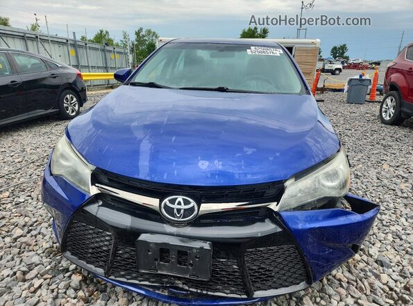 4T1BF1FK0GU608802 2016 TOYOTA CAMRY Blue წინა ხედი