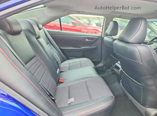 4T1BF1FK0GU608802 2016 TOYOTA CAMRY Blue უკანა სავარძლების ხედი