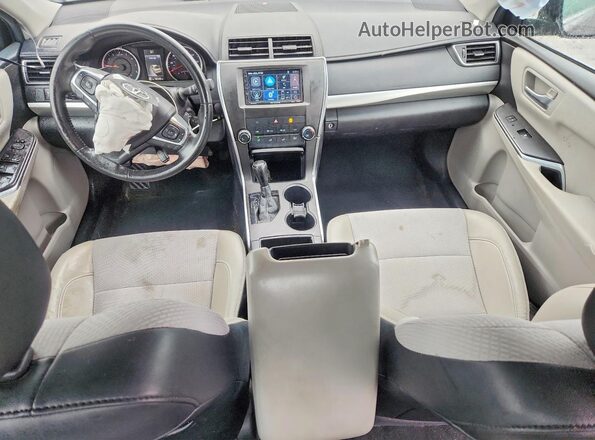 4T1BF1FK0HU296711 2017 TOYOTA CAMRY Gray Առջևի վահանակի տեսք