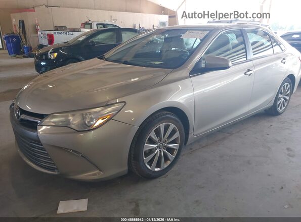 4T1BF1FK0HU774335 2017 TOYOTA CAMRY Beige Առջևի ձախ երեք քառորդ տեսարան