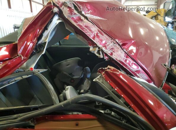 4T1BF1FK1GU512094 2016 TOYOTA CAMRY Red Rear seats view