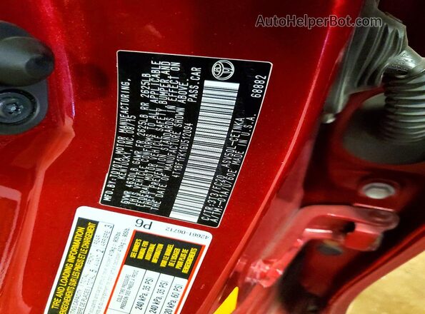 4T1BF1FK1GU512094 2016 TOYOTA CAMRY Red Engine compartment view